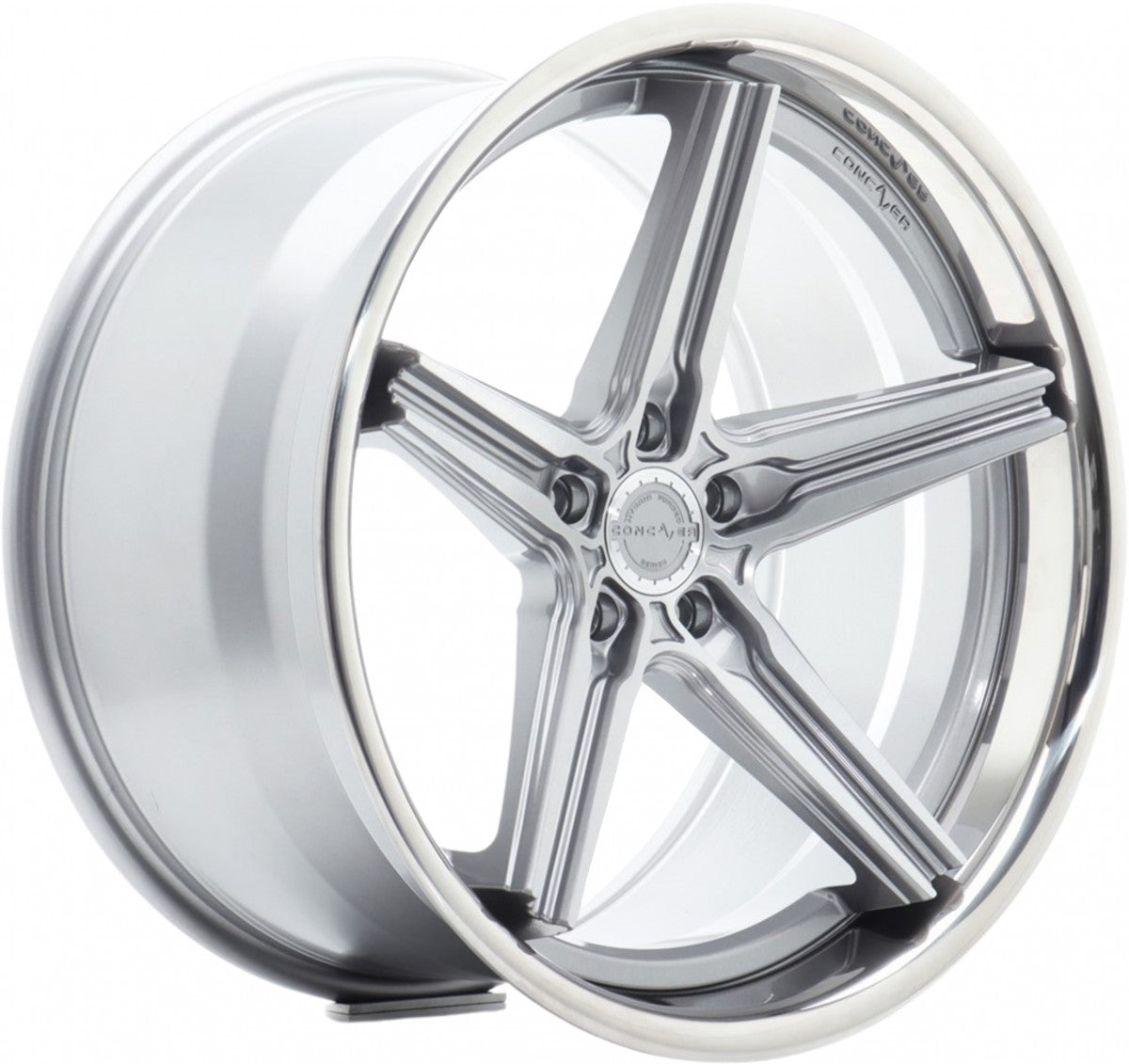 Concaver CVR9 brushed titanium Alufelge 10.5x20 Zoll ET45 LK 5x114.3 ML72.6