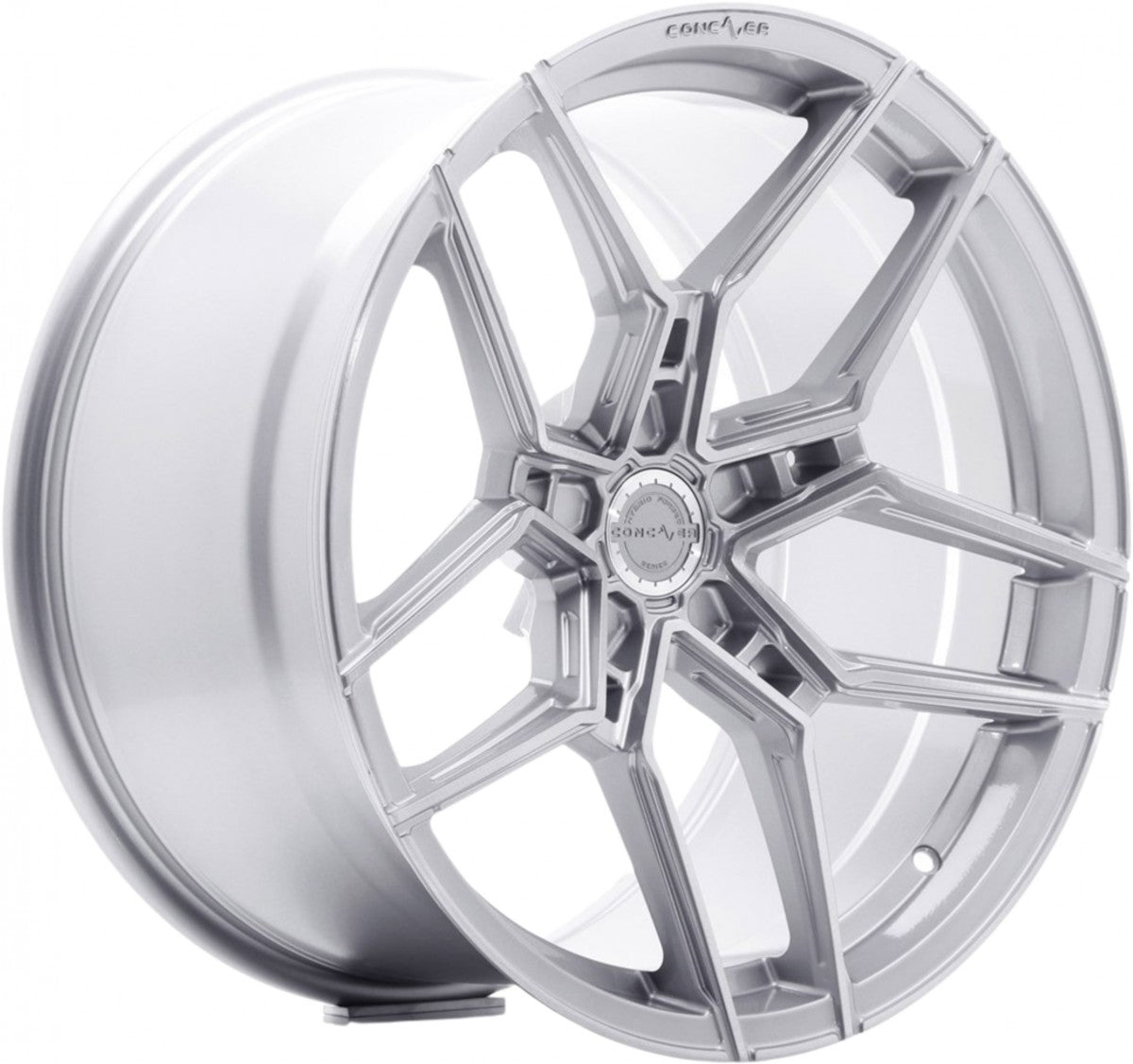 Concaver CVR5 brushed titanium Alufelge 10x22 Zoll ET45 LK 5x112 ML74.1