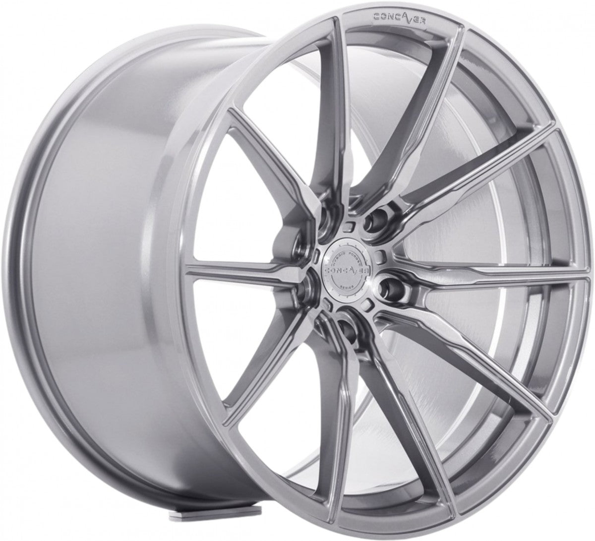 Concaver CVR4 brushed titanium Alufelge 9x21 Zoll ET35 LK 5x112 ML74.1