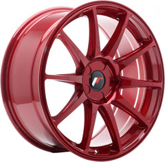 Japan Racing Wheels JR11 platinum red Alufelge 8.5x19 Zoll ET40 LK 5x112 ML72.6