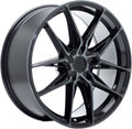 Japan Racing Wheels JR44 black machined Alufelge 8.5x19 Zoll ET45 LK 5x114.3 ML72.6