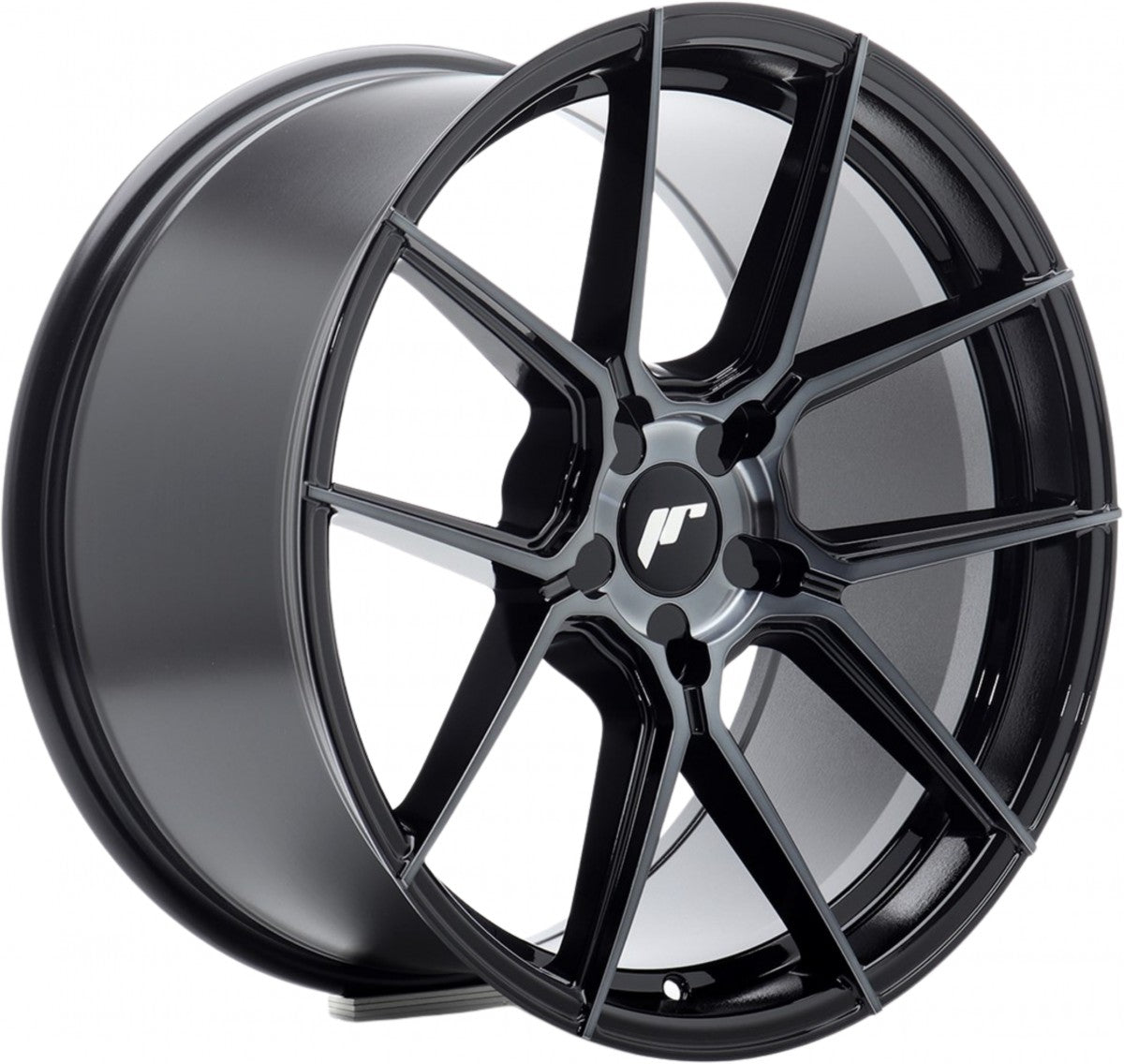 Japan Racing Wheels JR30 black machined Alufelge 9.5x19 Zoll ET36 LK 5x120 ML72.6