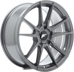 Japan Racing Wheels JR21 hyper gray Alufelge 8.5x20 Zoll ET24 LK 5x112 ML72.6