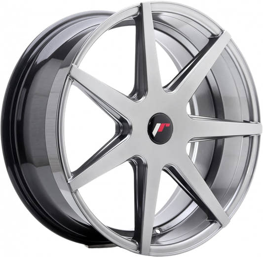 Japan Racing Wheels JR20 hyper black Alufelge 8.5x20 Zoll ET35 LK 5x114.3 ML74.1