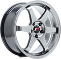 Japan Racing Wheels JR3 hyper black Alufelge 8x18 Zoll ET40 LK 5x114.3 ML72.6