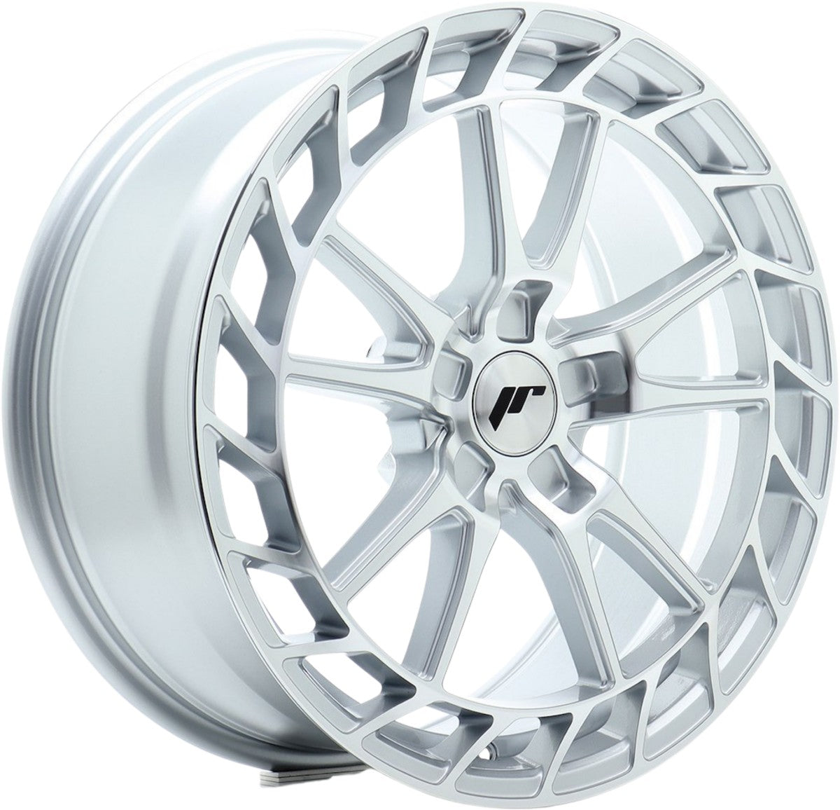 Japan Racing Wheels JR45 silver machined Alufelge 8.5x19 Zoll ET45 LK 5x112 ML72.6