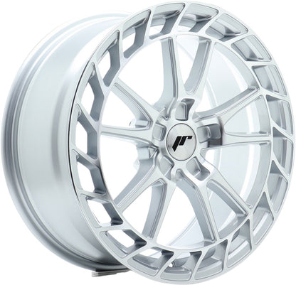 Japan Racing Wheels JR45 silver machined Alufelge 8.5x19 Zoll ET45 LK 5x112 ML72.6