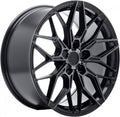 Japan Racing Wheels JR46 black machined Alufelge 8.5x19 Zoll ET45 LK 5x114.3 ML72.6