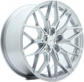 Japan Racing Wheels JR46 silver machined Alufelge 8.5x19 Zoll ET45 LK 5x114.3 ML72.6