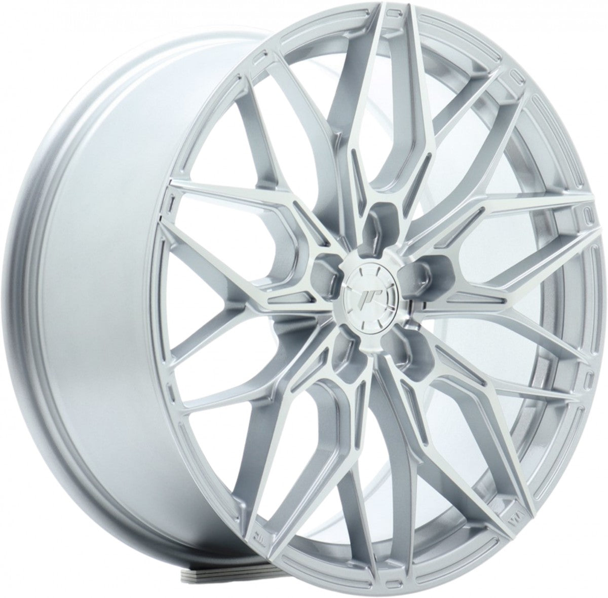 Japan Racing Wheels JR46 silver machined Alufelge 8.5x19 Zoll ET45 LK 5x114.3 ML72.6