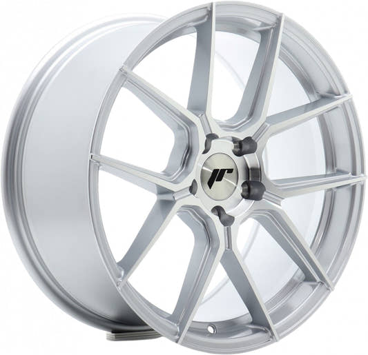 Japan Racing Wheels JR30 silver machined face Alufelge 8.5x19 Zoll ET35 LK 5x120 ML72.6