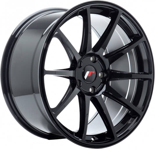 Japan Racing Wheels JR11 gloss black Alufelge 8.5x19 Zoll ET42 LK 5x108 ML72.6