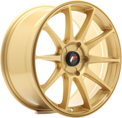 Japan Racing Wheels JR11 gold Alufelge 7.5x18 Zoll ET40 LK 5x114.3 ML72.6