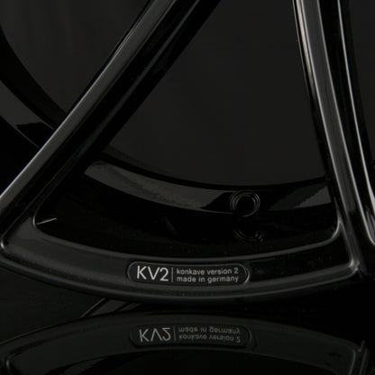 Mbdesign KV2 Glanzschwarz - Schwarz glänzend lackiert Alufelge 8.5x19 Zoll ET43 LK 5x112 ML75 – Bild 4
