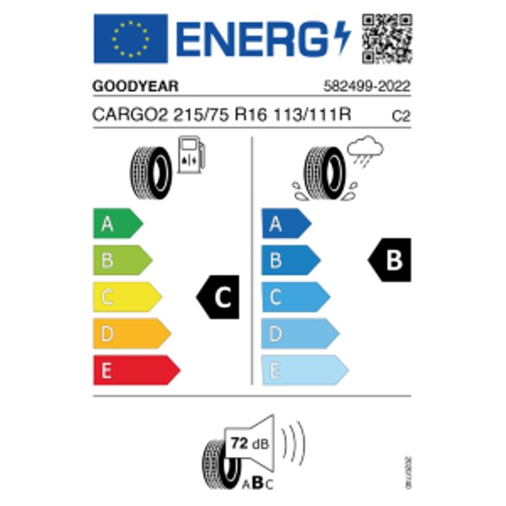 Goodyear Efficientgrip Cargo 2 215/75 R16 113/111R Sommer DOT 2022 – Bild 2