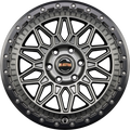 Fondmetal Bluster Matt Titanium Black Lip Alufelge 9x20 Zoll ET19.1 LK 6x139.7 ML77.8