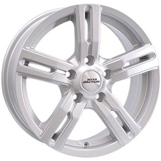 Inter Action Kargin silber Alufelge 6.5x16 Zoll ET50 LK 5x160 ML72.6