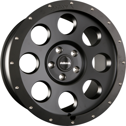 DELTA 4x4 Klassik B Black - Schwarz Matt Alufelge 8x17 Zoll ET45 LK 5x118 ML71.1 – Bild 2
