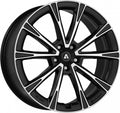 Akoni AK01 black polished Alufelge 10.5x19 Zoll ET45 LK 5x120 ML64.1