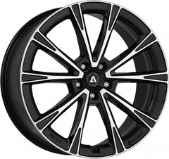 Akoni AK01 black polished Alufelge 10.5x19 Zoll ET45 LK 5x120 ML64.1