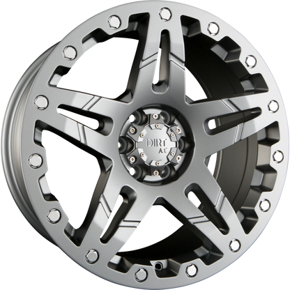 Dirt A.T. D66 Matte Gunmetal Alufelge 9x17 Zoll ET25 LK 6x139.7 ML106.1 – Bild 2