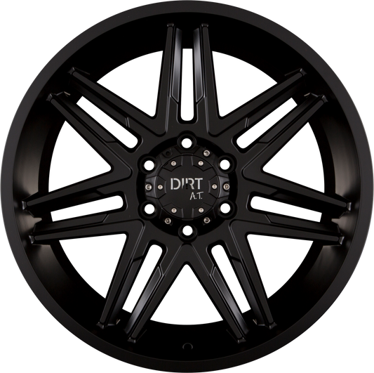 Dirt A.T. D62 Flat Black Alufelge 9x20 Zoll ET25 LK 5x120 ML74.1