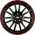 Fondmetal 9RR Schwarz Rot Alufelge 8.5x19 Zoll ET45 LK 5x120 ML64.1
