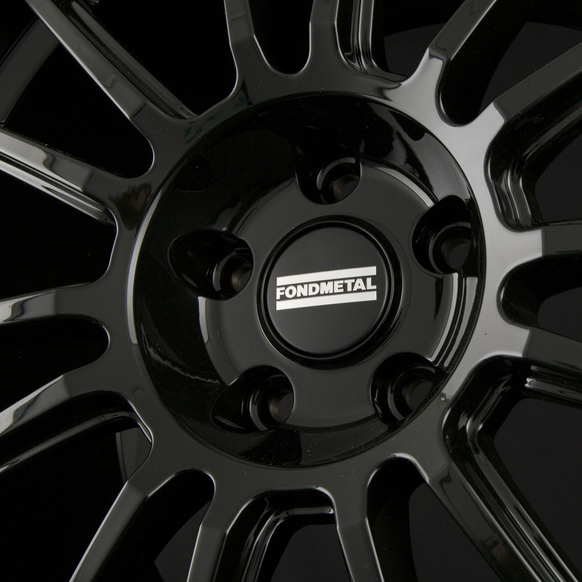 Fondmetal 9RR Schwarz Rot Alufelge 8.5x19 Zoll ET45 LK 5x120 ML64.1 – Bild 4