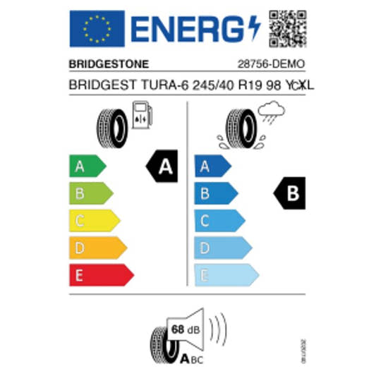 Bridgestone Turanza 6 245/40 R19 98Y Sommer – Bild 2