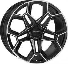Proline Techart Daytona II black polished Alufelge 11.5x21 Zoll ET62 LK 5x130 ML71.5