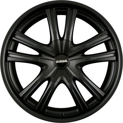 DELTA 4x4 Lander 12 Pure Black Matt Alufelge 9x22 Zoll ET45 LK 5x120 ML65.1