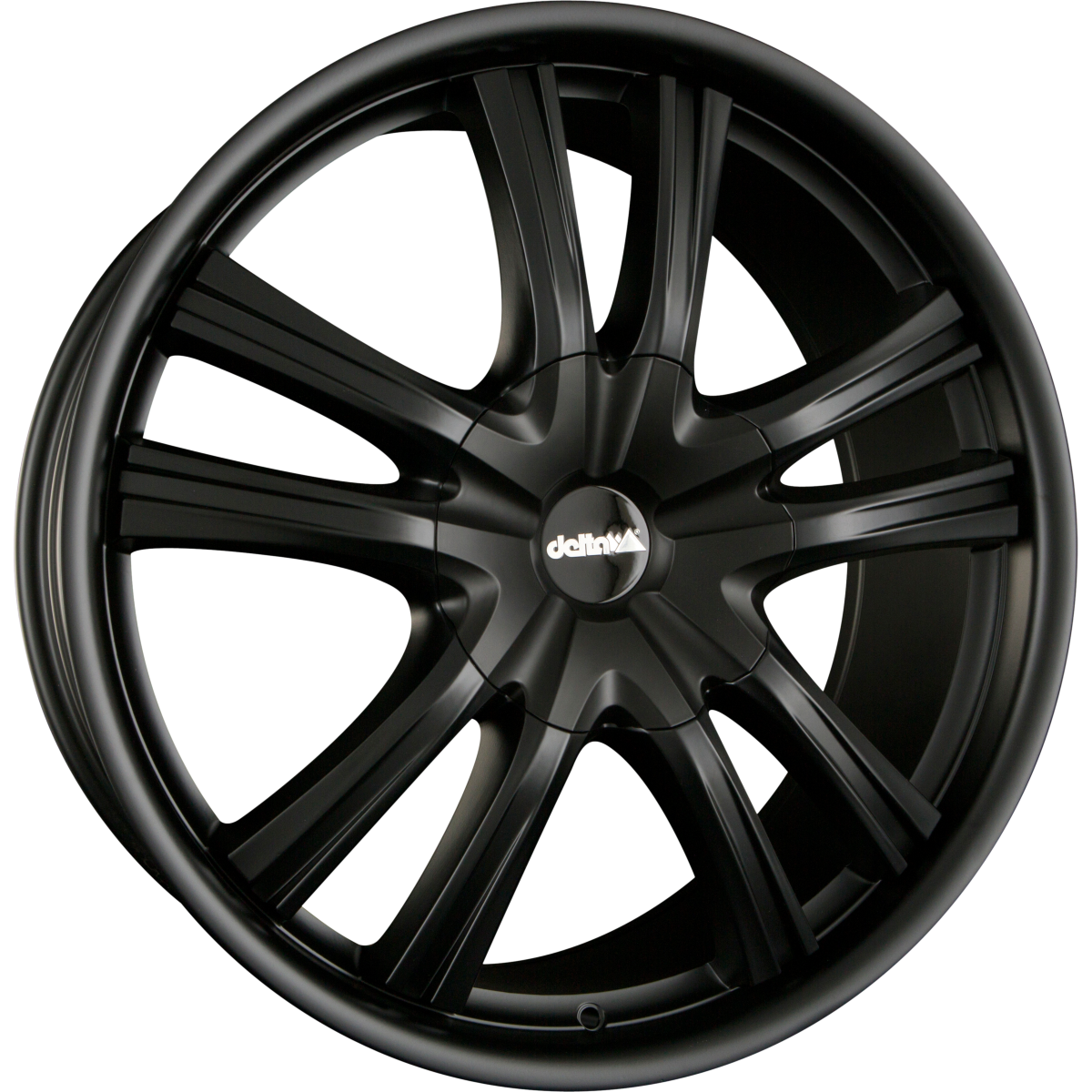 DELTA 4x4 Lander 12 Pure Black Matt Alufelge 9x22 Zoll ET45 LK 5x120 ML65.1 – Bild 2