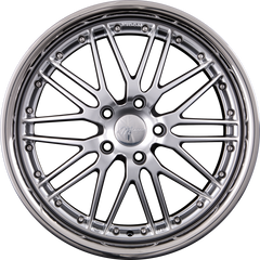 Emotion Wheels Wasabi Hyper Silber mit Inox Edelstahlbett Alufelge 8.5x20 Zoll ET40 LK 5x114.3 ML72.6