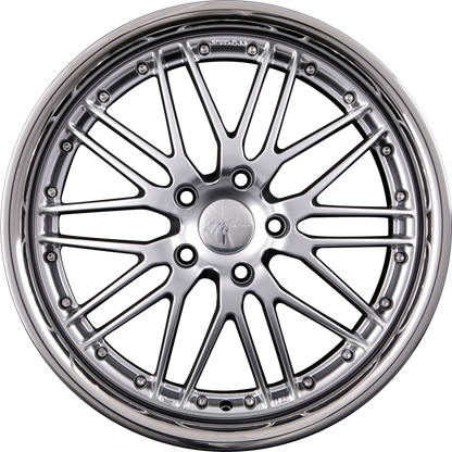 Emotion Wheels Wasabi Hyper Silber mit Inox Edelstahlbett Alufelge 8.5x20 Zoll ET40 LK 5x114.3 ML72.6