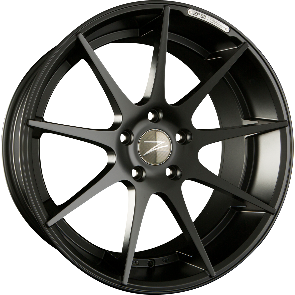 Z-Performance ZP.08 (HS509) Matt Black Alufelge 10x20 Zoll ET45 LK 5x120 ML72.6 – Bild 2