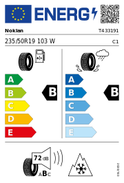 Nokian Seasonproof 1 XL M+S 3PMSF 235/50 R19 103W Ganzjahr – EU-Reifenlabel