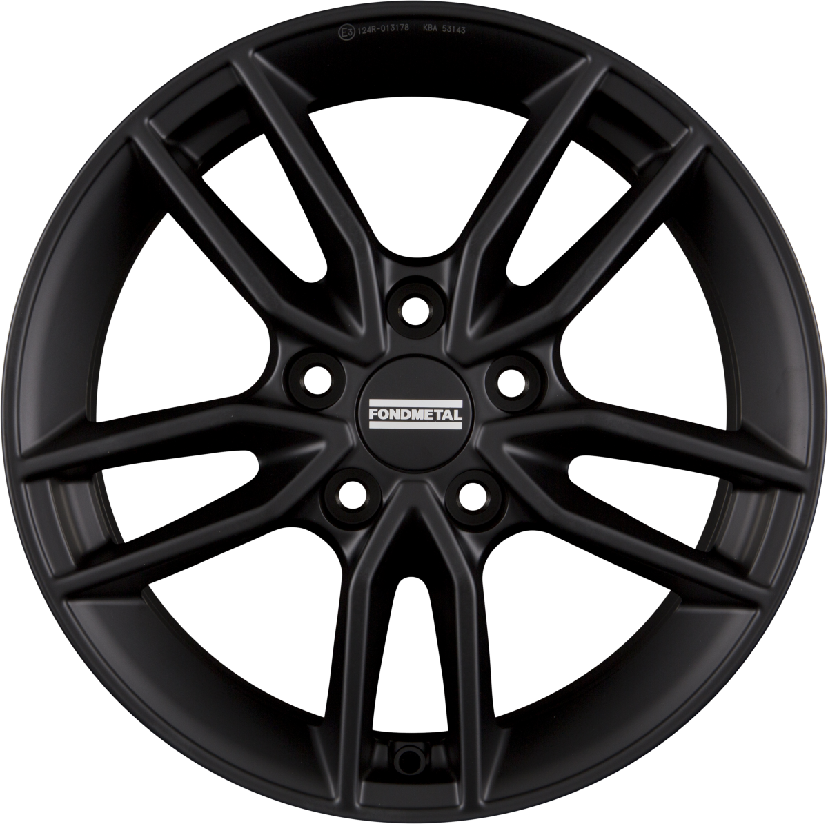 Fondmetal Koros Matt Black Alufelge 8x19 Zoll ET40 LK 5x110 ML65.1