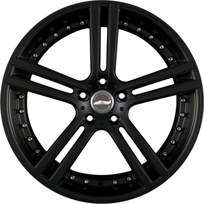 Team Dynamics LE Mans Racing Black Alufelge 9.5x19 Zoll ET35 LK 5x112 ML73.1