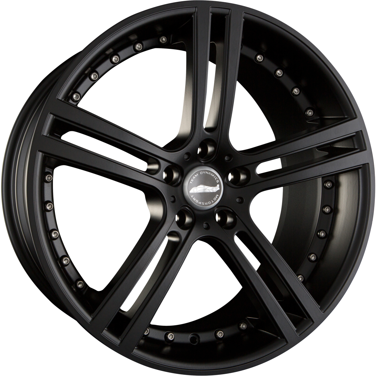 Team Dynamics LE Mans Racing Black Alufelge 9.5x19 Zoll ET35 LK 5x112 ML73.1 – Bild 2