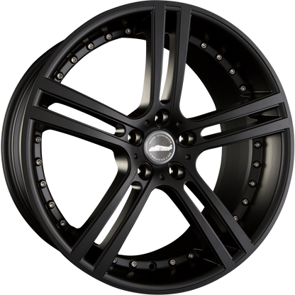Team Dynamics LE Mans Racing Black Alufelge 9.5x19 Zoll ET35 LK 5x112 ML73.1 – Bild 2