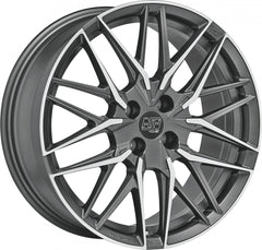 MSW 50/4 gun metal poliert Alufelge 7x17 Zoll ET42 LK 4x100 ML63.3