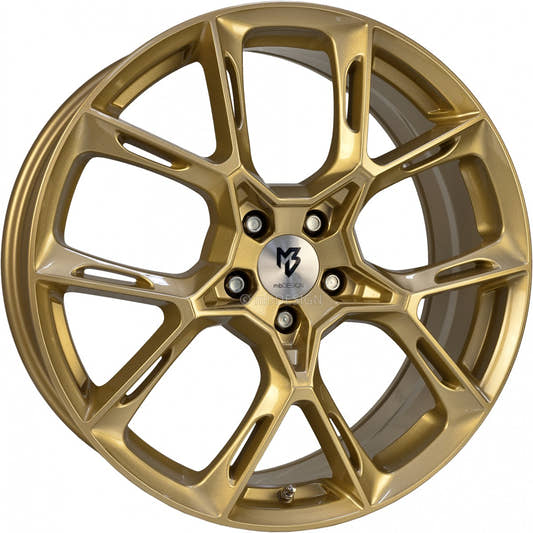 Mbdesign KX1 Gold Glänzend Alufelge 9x21 Zoll ET35 LK 5x112 ML75