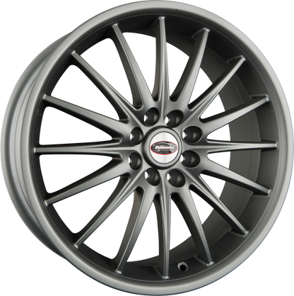 Team Dynamics Jet Matt Graphite (8L) Alufelge 7x17 Zoll ET38 LK 4x100 ML73.1 – Bild 2