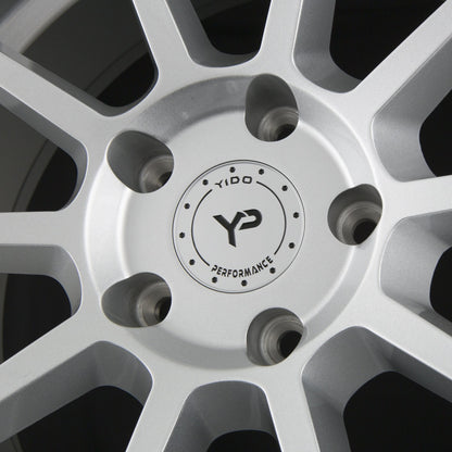 Yido Performance YP2 Kazim Matt Silber Alufelge 10x20 Zoll ET35 LK 5x120 ML72.6 – Bild 4