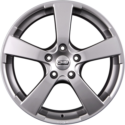 CMS C4 HGS Hochglanz-Silber Alufelge 8x17 Zoll ET40 LK 5x114.3 ML67.2