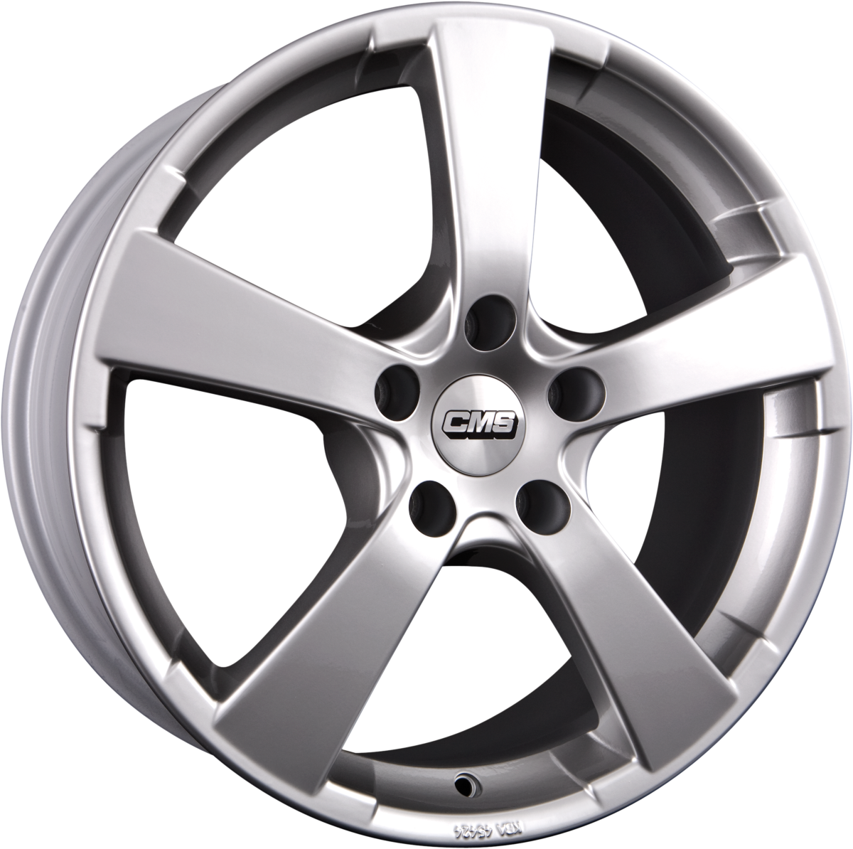 CMS C4 HGS Hochglanz-Silber Alufelge 8x17 Zoll ET40 LK 5x114.3 ML67.2 – Bild 2