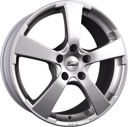 CMS C4 HGS Hochglanz-Silber Alufelge 8x17 Zoll ET40 LK 5x114.3 ML67.2 – Bild 2