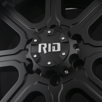 RID R13 Matte Black Alufelge 9.5x22 Zoll ET15 LK 5x139.7 ML78.1 – Bild 4