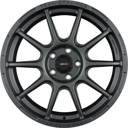 Team Dynamics Pro Race LT Matt Graphit Alufelge 8x18 Zoll ET45 LK 5x114.3 ML73.1