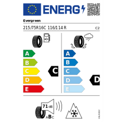 Evergreen EW616 215/75R16C 116R Winter – Bild 2